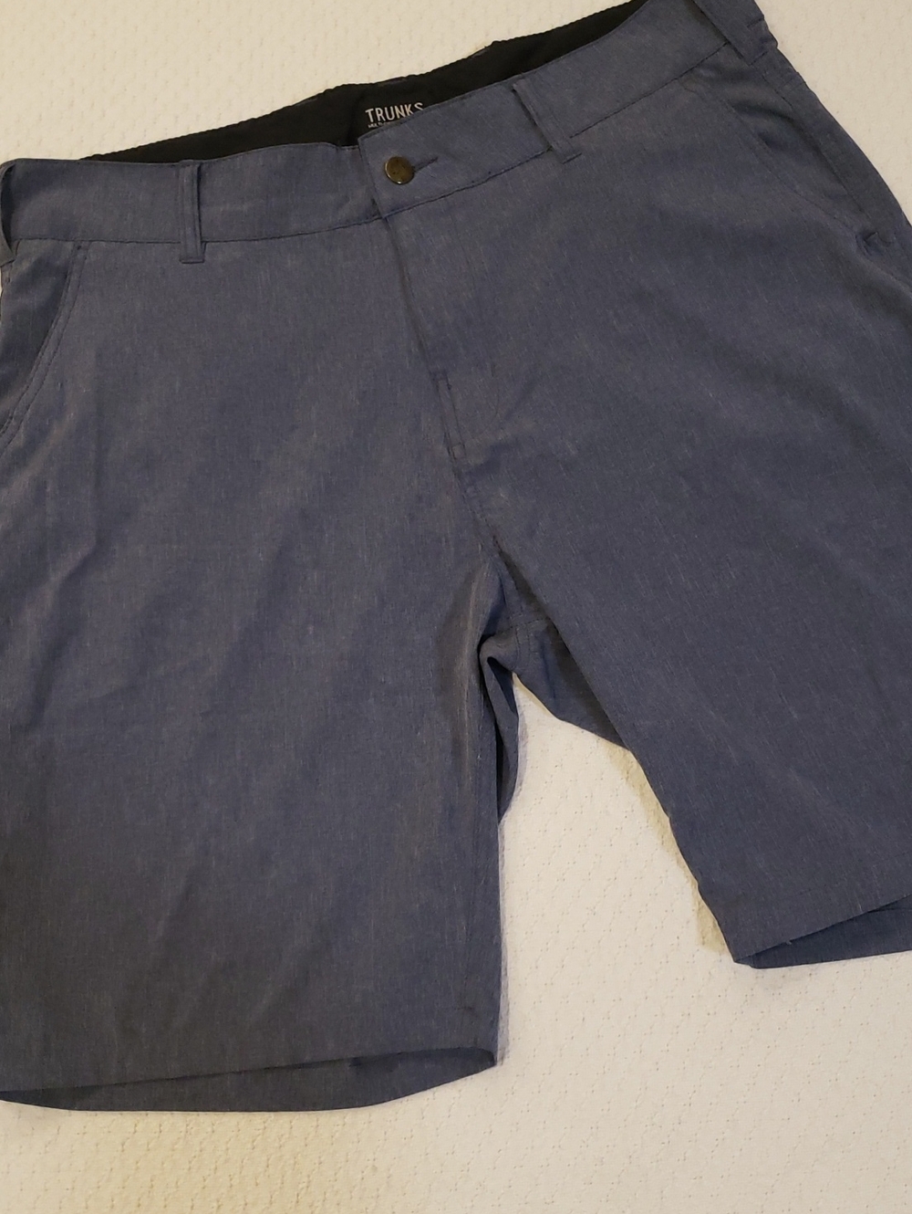 Men's Blue Casual Shorts, W34